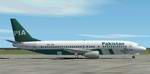 FS2002
                  Pakistan International Airlines 737-400 PK-786 Textures only
                  (repaint of the default FS2002 B737_400)